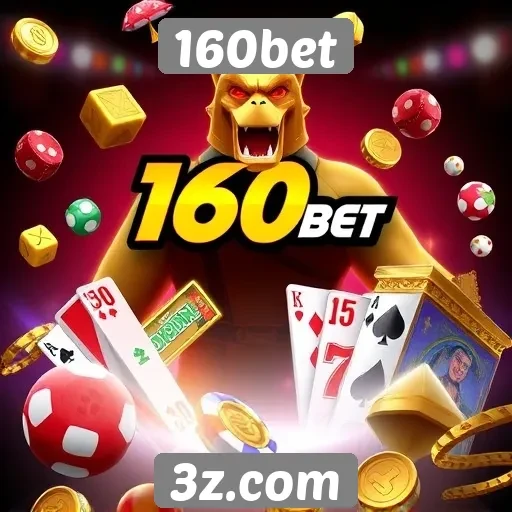 Variedade de jogos disponíveis na 160bet